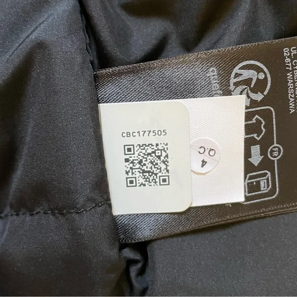 The North Face Women’s Arctic Parka Black Waterproof Coat - Picture 8 of 9